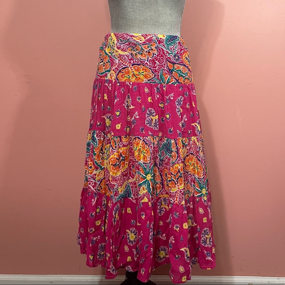 Chaps multicolored skirt